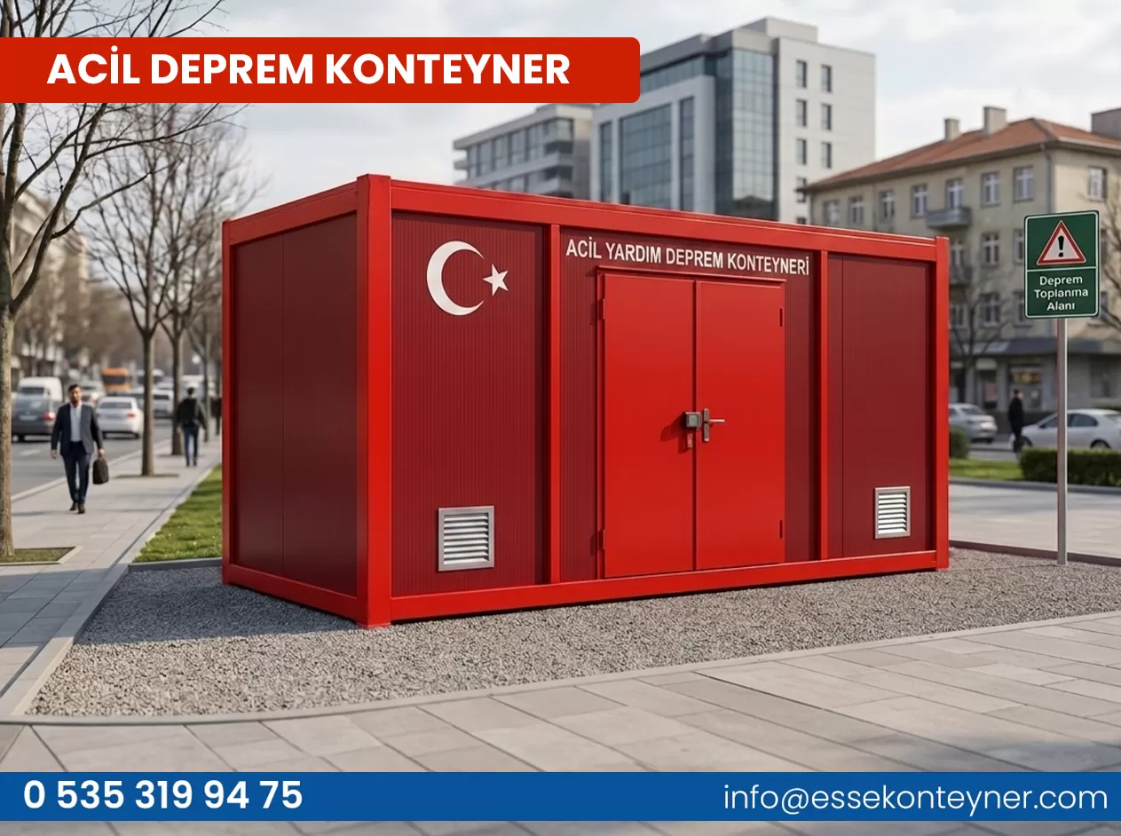 Afet Toplanma Alanı Konteyneri Nedir?