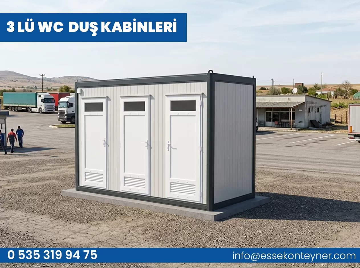 Prefabrik WC Duş Kabinleri