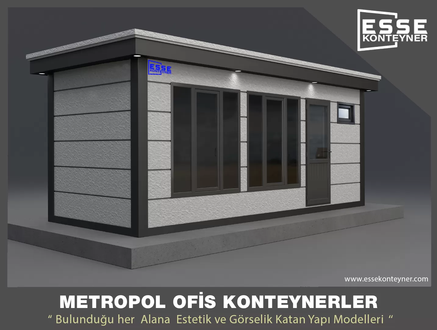 LÜKS SATIŞ OFİS KONTEYNERLERİ