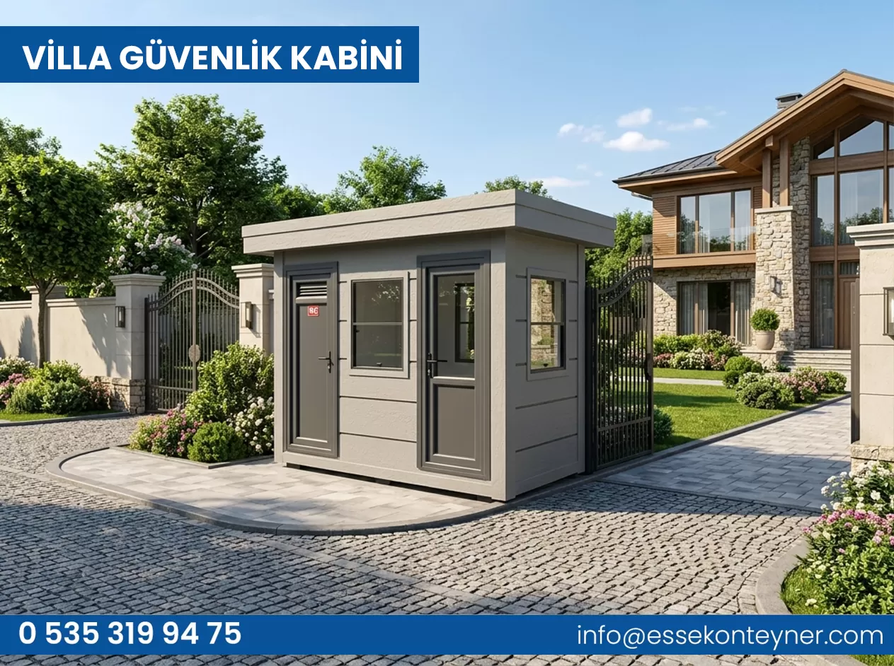 Villa G&uuml;venlik Kabini Modelleri ve Fiyatları 